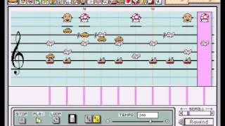 Portal performed in Mario Paint Composer