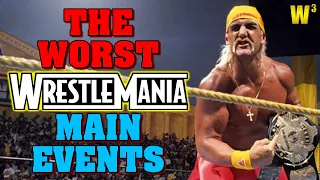 The Worst WrestleMania Main Events Ever