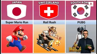 Popular Mobile Games from Different Countries 2024