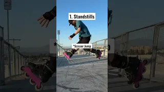 Amazing Styling Jump on Skates 🤩 #skating #tricks #freestyle #shorts