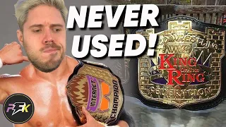 10 Wrestling Title Belts That Never Made It To TV | partsFUNknown