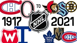 NHL Logos and Expansion 1917-2021