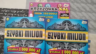 #zdrapki Udana Premiera Szybki Milion 💰🤑 Plus Krzyżówka XXL 💰🤑