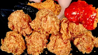 FRIED CHICKEN STICKS BHC 후라이드 치킨 닭다리 MUKBANG EATING SOUND