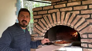 How to make pizza oven 80x80 ( Taş fırın #2 ) Fırın & barbekü & tezgah yapılışı