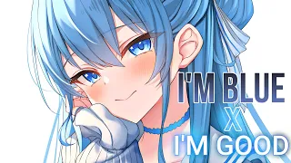 Nightcore - I'm Blue x I'm Good [Lyrics]