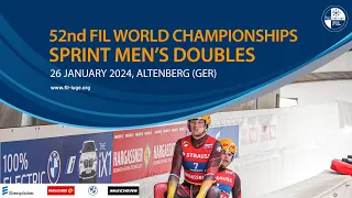 RELIVE - Sprint Men's Doubles | 52nd FIL Luge World Championships 2024 - Altenberg (GER)