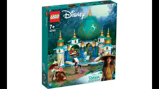 LEGO® 43181 Disney Princess™ Raya and the Heart Palace Speed Build