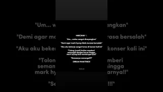 Kan, yang gW takut in beneran terjadi🥺mark malah nyalahin dirinya sendiri😭 #mark thankyou #haechan