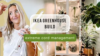 ZERO CORDS 🚫🔌 in sight! IKEA MILSBO Greenhouse COMPLETE BUILD - Do's & Don'ts for a ✨seamless✨ look