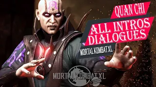 MORTAL KOMBAT XL - QUAN CHI ALL INTROS DIALOGUES✔️4K ᵁᴴᴰ 60ᶠᵖˢ PS5