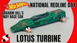 Hot Wheels Lotus Turbine Restoration National Redline Day Graham Hill Tribute #nationalredlineday