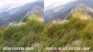 Videotest Gopro Hero3+ Black Edition VS Hero 4 Silver Edition