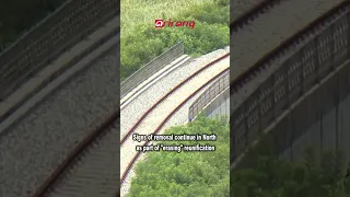 N. Korea showing signs of removing railroad tracks that connect two Koreas