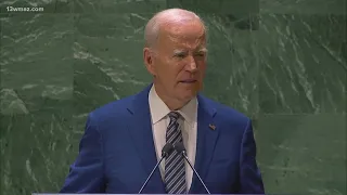President Joe Biden urges world leaders at the UN to stand up to Russia