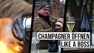 Champagner öffnen mal anders - Bubbles und Bunsenbrenner - Wein am Limit - Folge 483