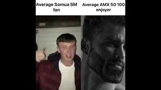 Average Somua SM fan vs Average AMX 50 100 enjoyer