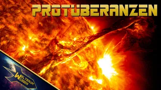 Was sind Protuberanzen? - Weltraum-Wissen von Astro-Comics TV