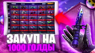 ЗАКУП НА 1000 ГОЛДЫ В СТАНДОФФ2 | СОБРАЛ ЛУЧШИЙ ИНВЕНТАРЬ В СТАНДОФФ2 | КУПИЛ НОЖ ? 😱