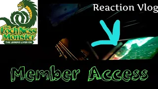 “The Loch Ness Monster The Legend Lives On” Member exclusive Access ride Vlog (Reaction and ride)💚💛🐉