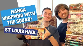 Manga Shopping With The Squad! | ST LOUIS HAUL / PICKUPS (Vacation Arc Part 1)