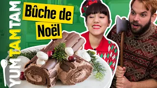 Bûche de Noël // Baumstammkuchen // #yumtamtam