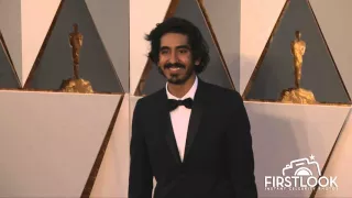 Dev Patel arrives at the 2016 Oscars in Hollywood