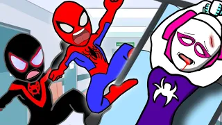 Spider Gwen & Spider Man, Gwen is in Hospital, Go for revenge on the Rhino!!!