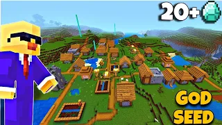 OMG 😰 20+ Diamonds at Spawn 🤯 God Seed 🌱 for Minecraft 1.21 | Bedrock & Java