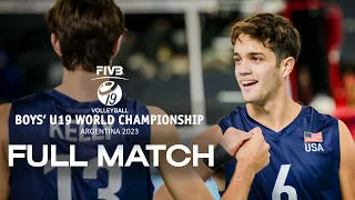 USA🇺🇸 vs. CRC🇨🇷 - Full Match | Boy's U19 World Championship | Pool A