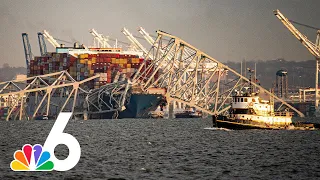 Baltimore bridge collapse: Rescue efforts underway after cars plunge into the water