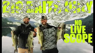 We WON THOUSANDS of DOLLARS using GIANT LURES! No LiveScope