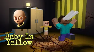 Monster School : Baby In Yellow Horror Game - Minecraft Animation