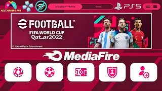eFootball Pes 2023 PPSSPP Android Offline Fifa World Cup Qatar 2022 Edition Full Update Graphics 4K