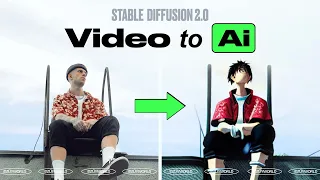 Анимация Видео с помощью Нейросети • Stable Diffusion 2.0