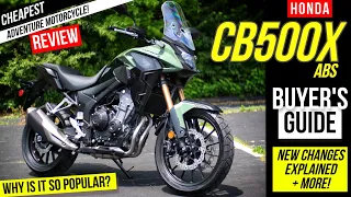 New Honda CB500X Review: Changes Explained, Specs, Accessories + More! | Adventure Motorcycle