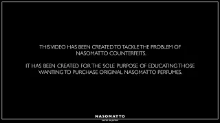 How to recognise an official Nasomatto perfume
