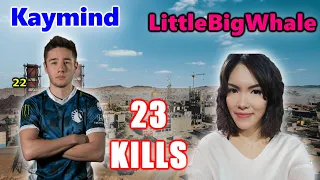 Team Liquid Kaymind & LittleBigWhale - 23 KILLS - Genesis Days - M416+Mini14 - DUO vs SQUADS - PUBG