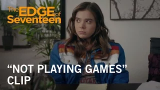 The Edge of Seventeen | “Not Playing Games" Clip | Own it Now on Digital HD, Blu-ray™ & DVD