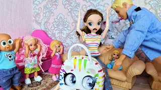 WHO STOLE THIS BAG? Katya and Max are a fun family! Funny Barbie Dolls and LOL Darinelka TV series