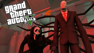 ИГРАЮ ЗА КРИКА В ГТА 5 МОДЫ! БАНДА УБИЙЦ ПРОТИВ СЛЕНДЕРА / GTA V MODS МОДЫ ГТА 5 ШАРКИ