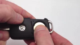 VW key remote fob battery change - "How to"