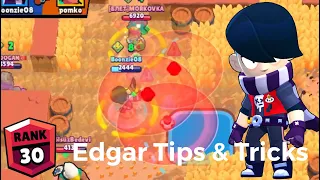 Rank 30 Edgar Tips & Tricks (How to push to 1000🏆  in Solo Showdown and Showdown Plus)