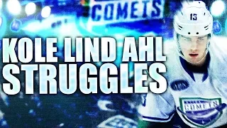 Kole Lind STRUGGLING In The AHL / Utica Comets (Vancouver Canucks Prospect Talk - Kelowna Rockets)