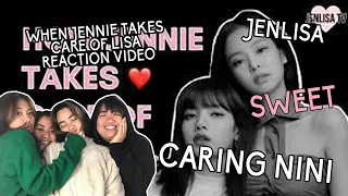 When Jennie Takes Care of Lisa Reaction Video | Pinkpunk TV