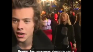 Harry hablando sobre su "pelea" con Zayn