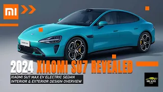 Xiaomi SU7 Revealed: A Sleek & Stylish Electric Sedan | Interior & Exterior Design Overview