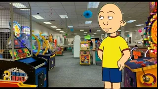 Caillou Skips School to go to Chuck E. Cheese | Grounded