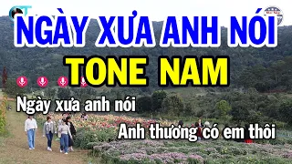 Karaoke Ngày Xưa Anh Nói Tone Nam ( Cm ) Nhạc Beat Hay 2023 | Nhạc Sống Phước Hiệp