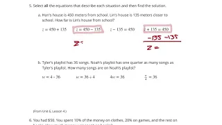 Grade 6, Unit 6, Lesson 6 Practice Problems